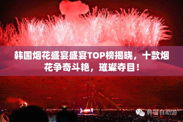 韩国烟花盛宴盛宴TOP榜揭晓，十款烟花争奇斗艳，璀璨夺目！