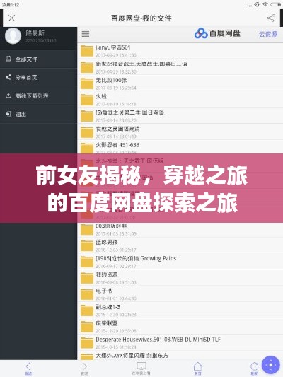 前女友揭秘，穿越之旅的百度网盘探索之旅