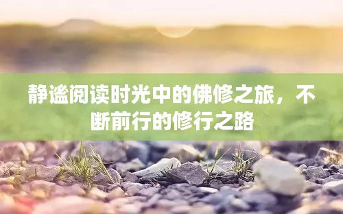 静谧阅读时光中的佛修之旅，不断前行的修行之路