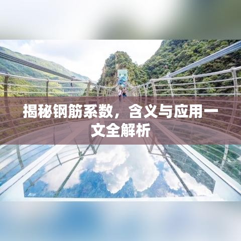 揭秘钢筋系数，含义与应用一文全解析