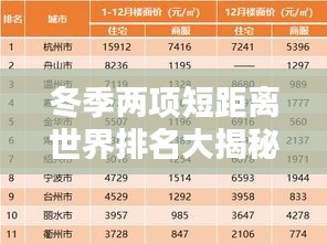 冬季两项短距离世界排名大揭秘，谁领风骚？