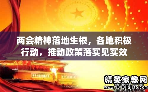 两会精神落地生根，各地积极行动，推动政策落实见实效