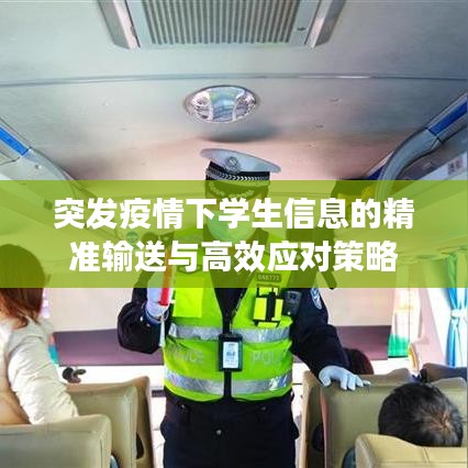 突发疫情下学生信息的精准输送与高效应对策略