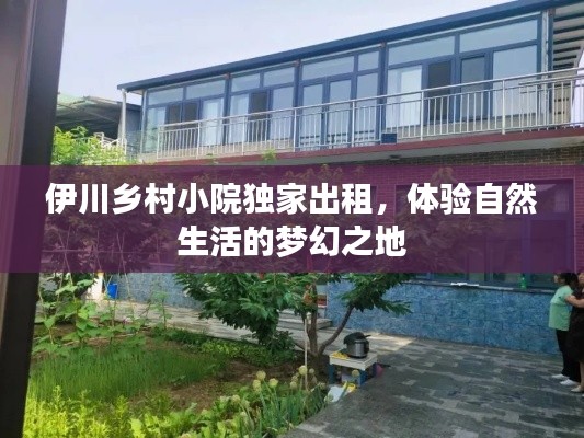 伊川乡村小院独家出租，体验自然生活的梦幻之地
