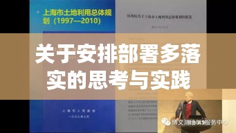 关于安排部署多落实的思考与实践