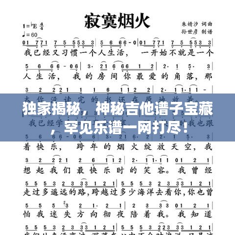 独家揭秘，神秘吉他谱子宝藏，罕见乐谱一网打尽！