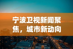 宁波卫视新闻聚焦，城市新动向与发展亮点揭秘