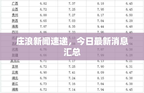 庄浪新闻速递，今日最新消息汇总