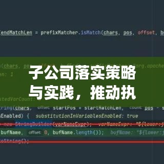 子公司落实策略与实践，推动执行见成效