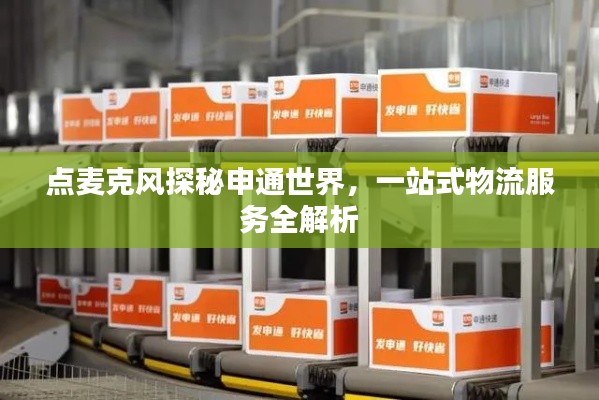 点麦克风探秘申通世界，一站式物流服务全解析