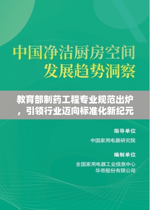 教育部制药工程专业规范出炉，引领行业迈向标准化新纪元