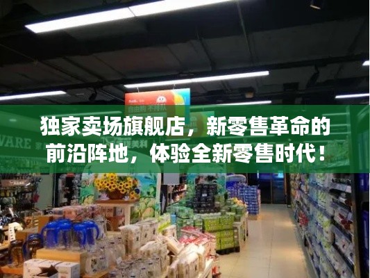 独家卖场旗舰店，新零售革命的前沿阵地，体验全新零售时代！